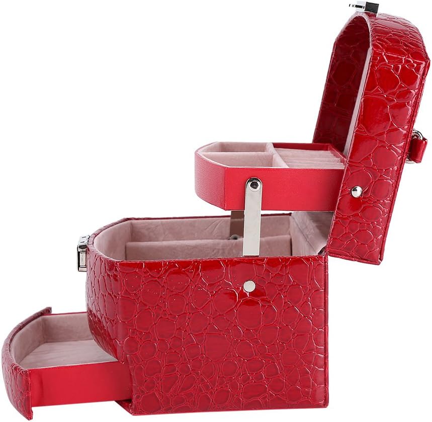 3-Layer Leder Schmuckbox