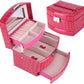 3-Layer Leder Schmuckbox