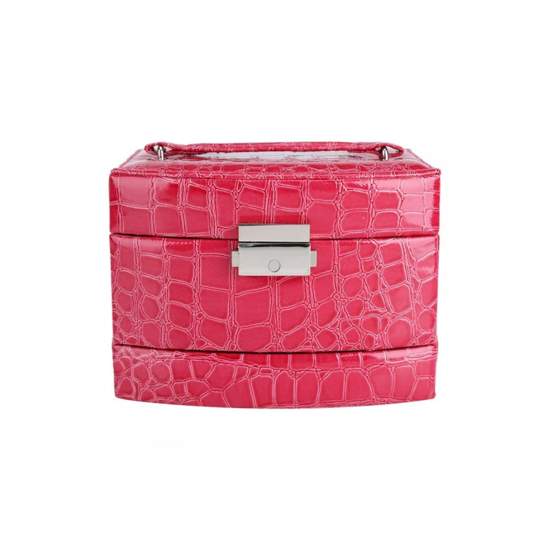 3-Layer Leder Schmuckbox