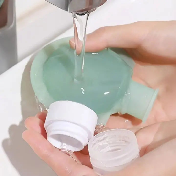 Frendorf | 3 Stück Auslaufsichere Silikon-Reiseflaschen – BPA-frei