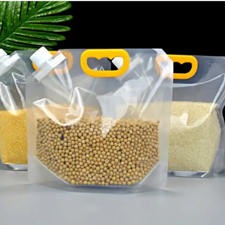 Frendorf | 3 Stück | Groß Aufbewahrungsbeutel - Auslaufsicher, stehend und wiederverwendbar