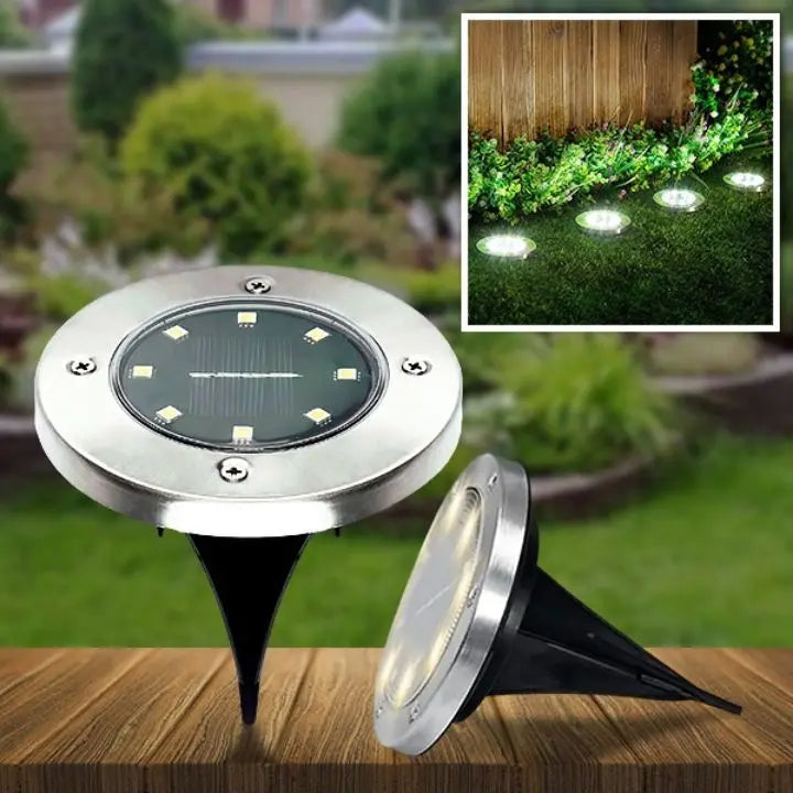 Frendorf | 3 Stücke Solar-Bodenleuchten – Elegante Außenbeleuchtung ohne Kabel