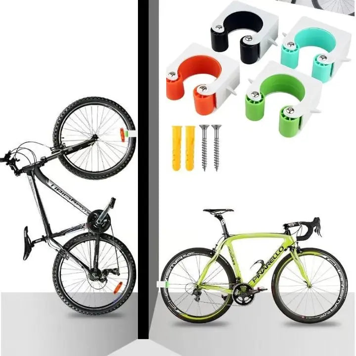 Frendorf | 3 Stücke Wand-Fahrradhalter – Platzsparende Aufbewahrung für alle Bikes