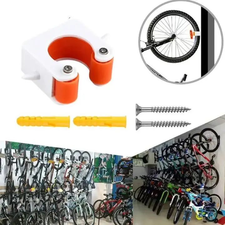 Frendorf | 3 Stücke Wand-Fahrradhalter – Platzsparende Aufbewahrung für alle Bikes