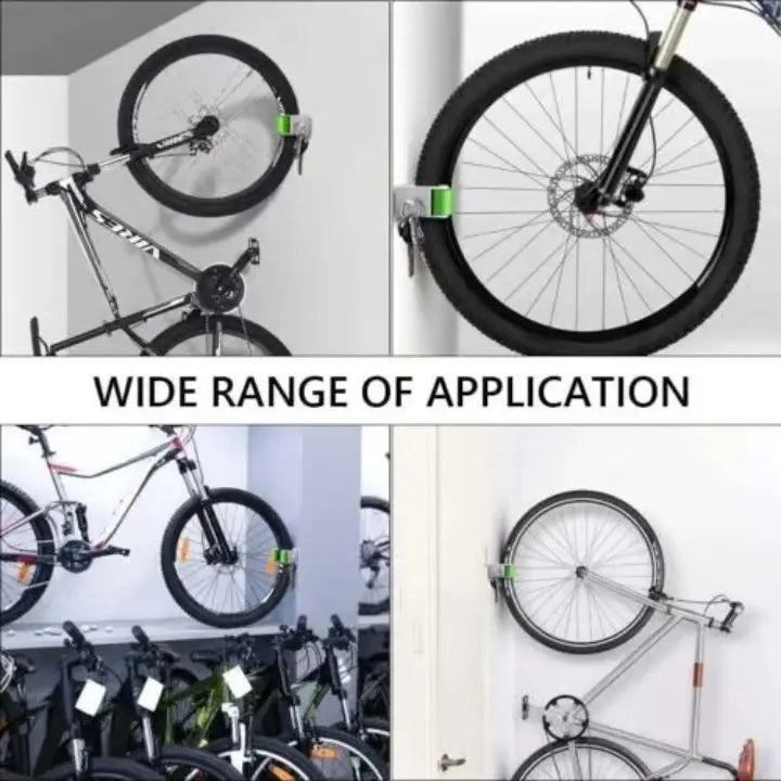 Frendorf | 3 Stücke Wand-Fahrradhalter – Platzsparende Aufbewahrung für alle Bikes