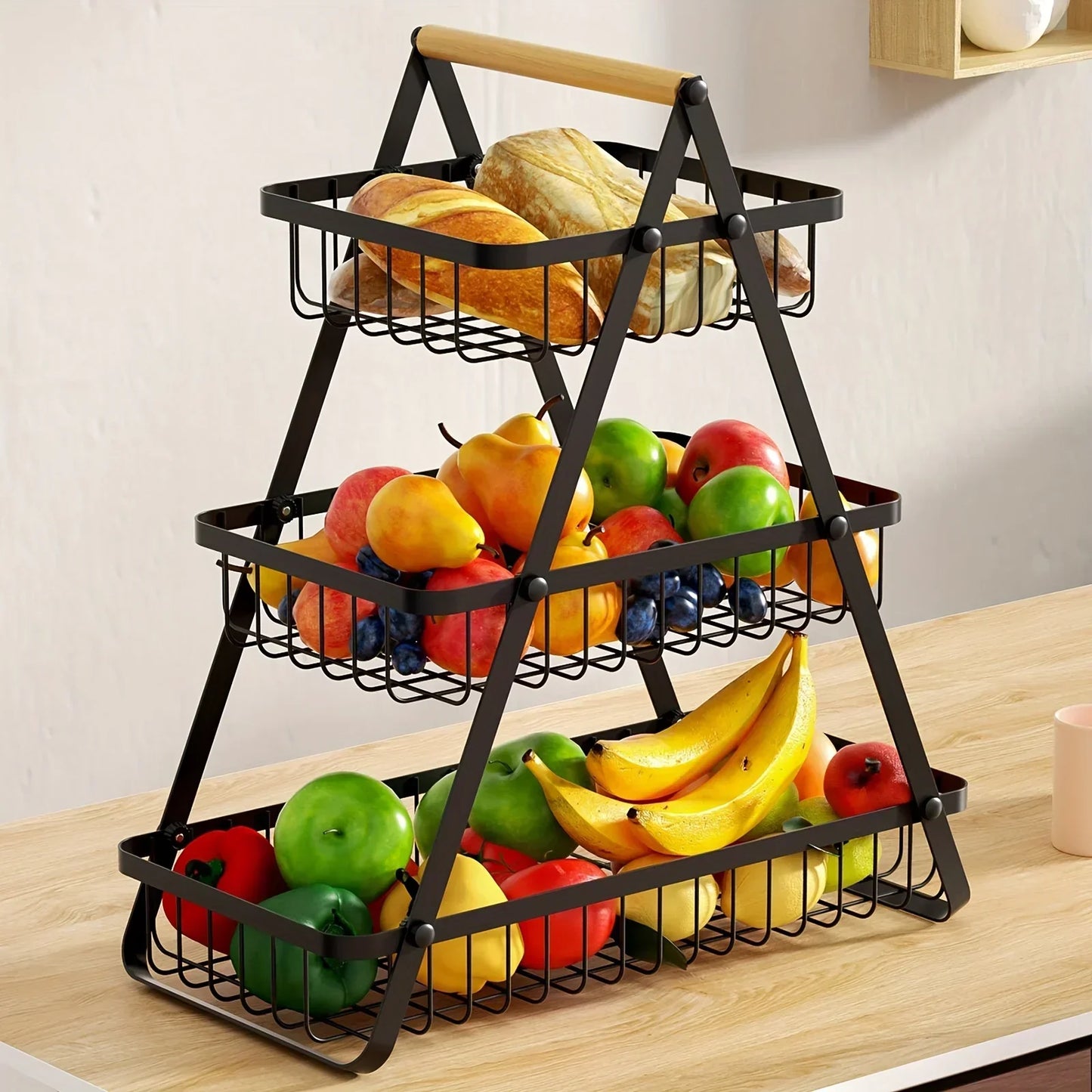 FruitCascade - 3-lagiger Obstkorb