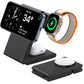 Frendorf | 3-in-1 Kompaktladegerät – Kabelloses Ladegerät für iPhone, Apple Watch und AirPods
