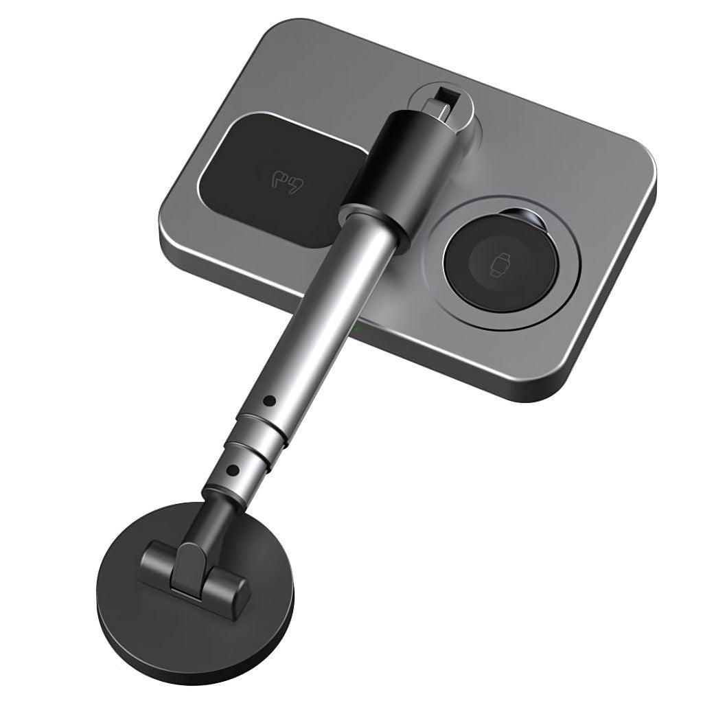 Frendorf | 3 in 1 Magnetisches Ladegerät mit teleskopischer Reichweite für Apple