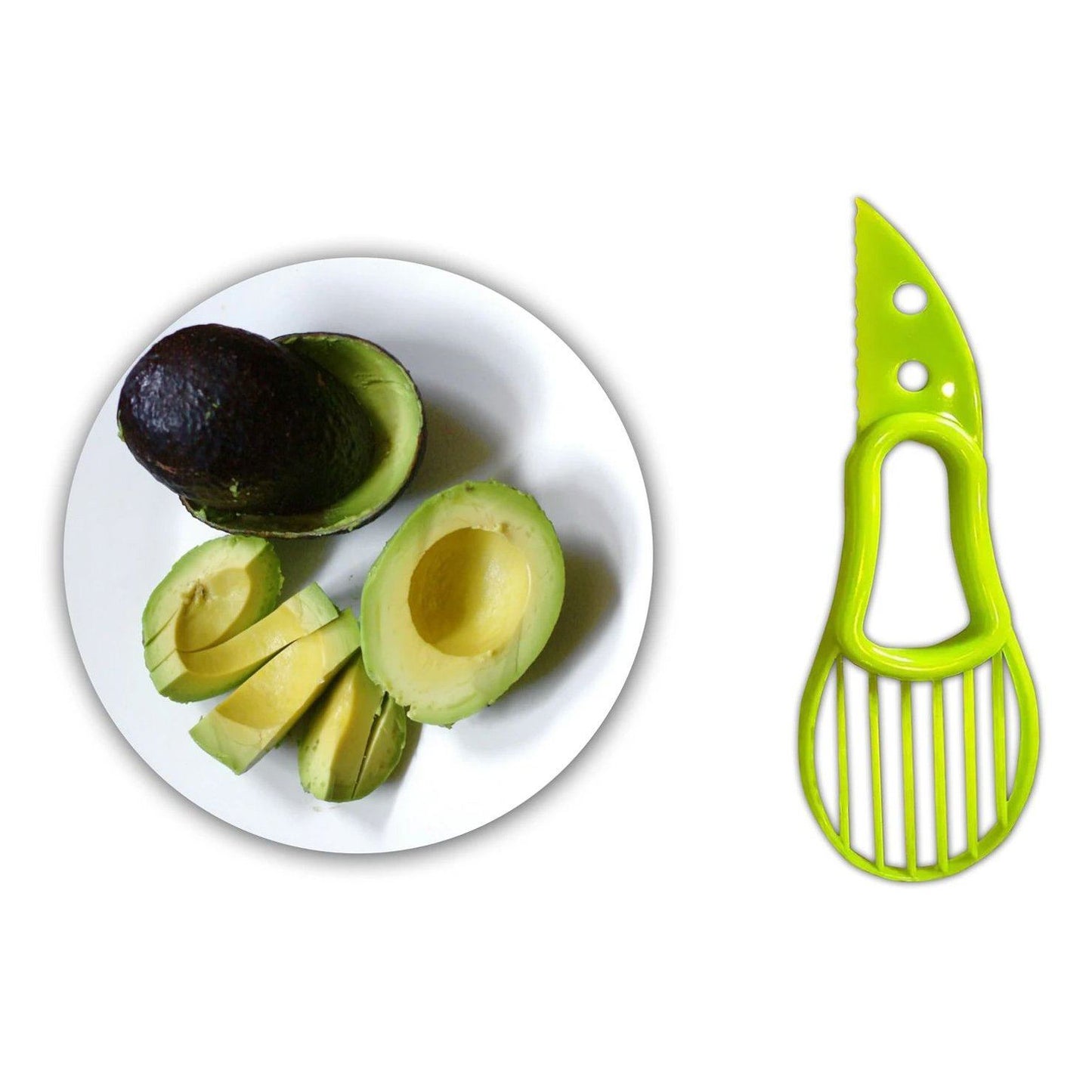 Frendorf | 3-in-1 Avocado-Schneider, -Scheibe und Kernentferner Werkzeug