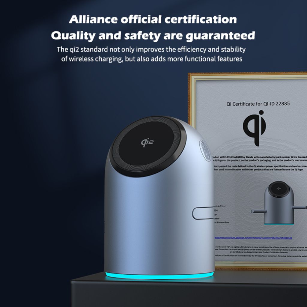 Frendorf | 3-in-1 Magnetischer Ladegerät mit Qi2 & Auto-Rotation für Apple