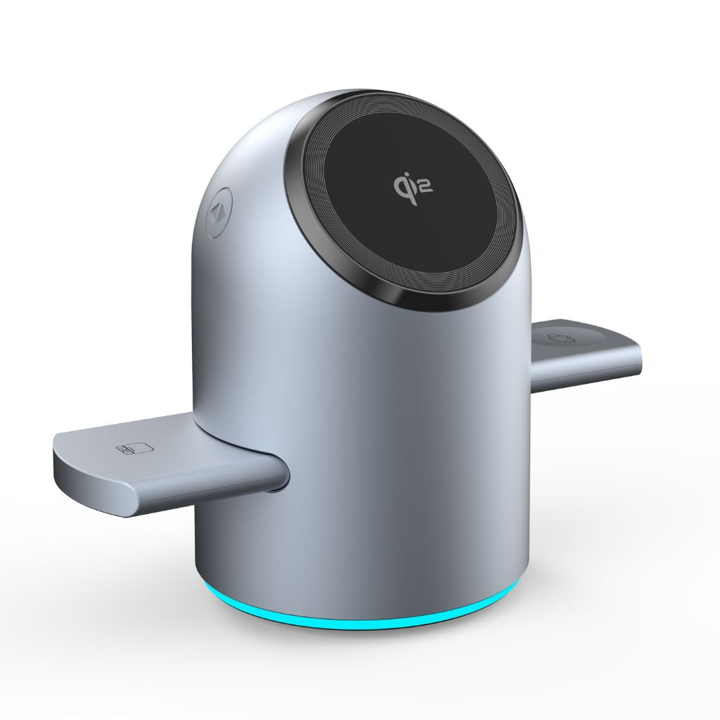 Frendorf | 3-in-1 Magnetischer Ladegerät mit Qi2 & Auto-Rotation für Apple