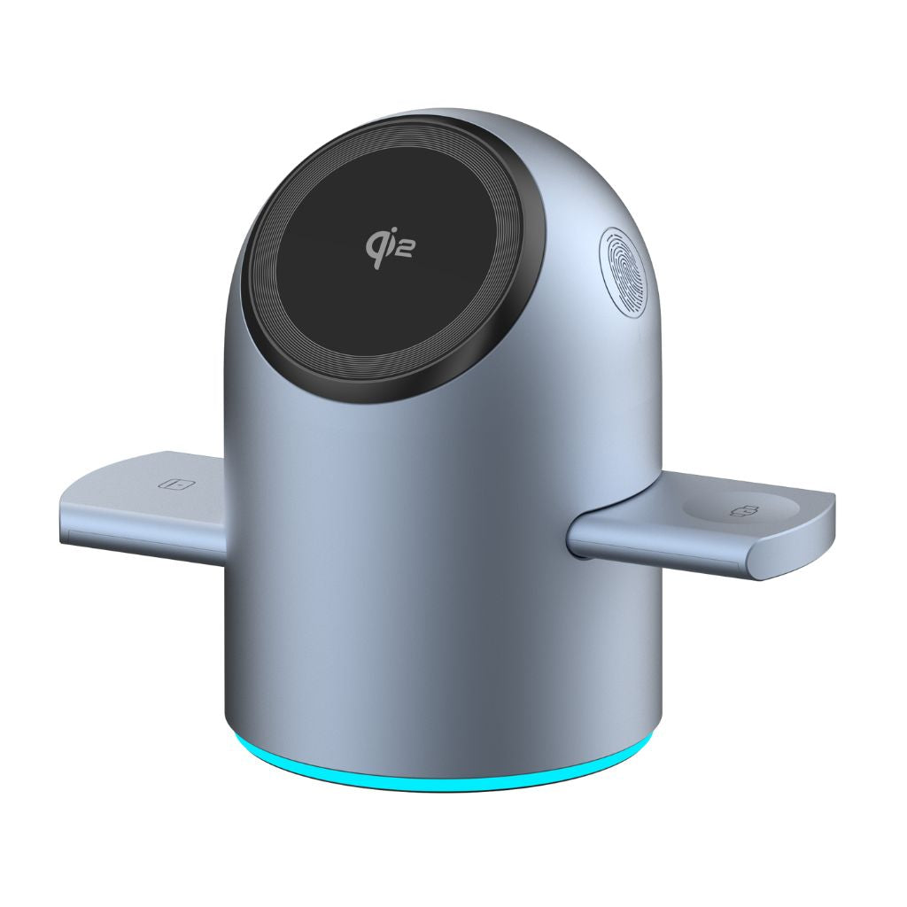 Frendorf | 3-in-1 Magnetischer Ladegerät mit Qi2 & Auto-Rotation für Apple