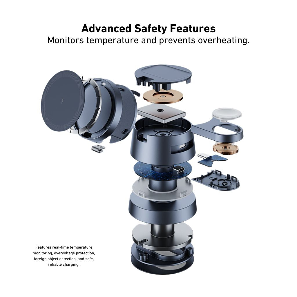 Frendorf | 3-in-1 Magnetisches Wireless Charger mit Umgebungslicht – Für iPhone 16 Pro Max, Apple Watch Ultra 2 & AirPods Pro