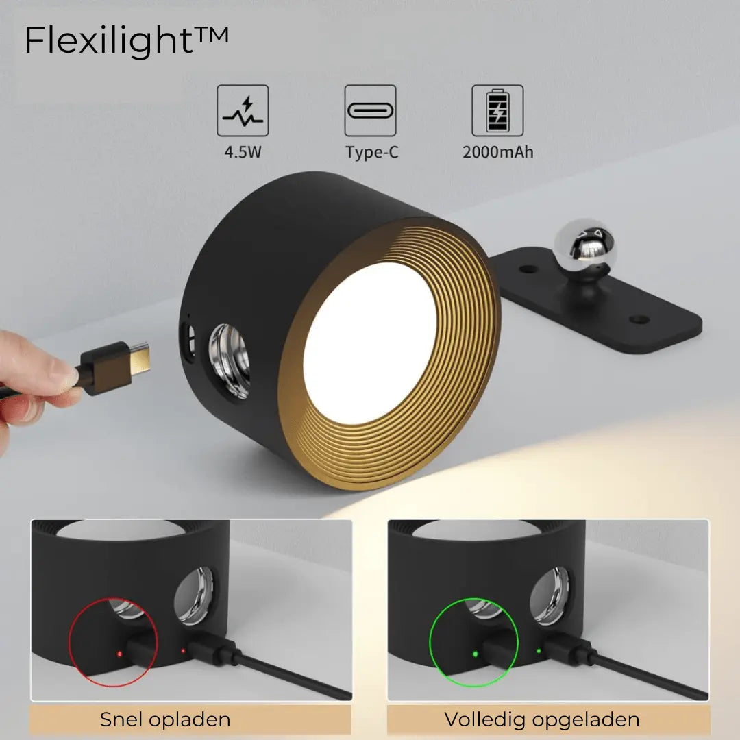 Wandlampe Wiederaufladbar Kabellos 360°