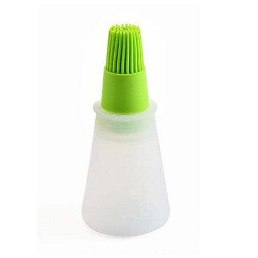 Frendorf | 3er-Pack: 2,2 oz Silikon BBQ Öl Flasche Bürste mit flachem Boden Design