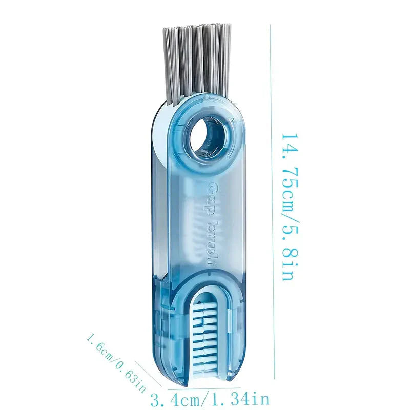 Frendorf | 3er-Pack: 3-in-1 Kleine Flasche Becher Deckel Detail Bürste