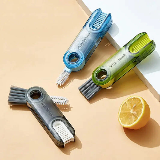 Frendorf | 3er-Pack: 3-in-1 Kleine Flasche Becher Deckel Detail Bürste