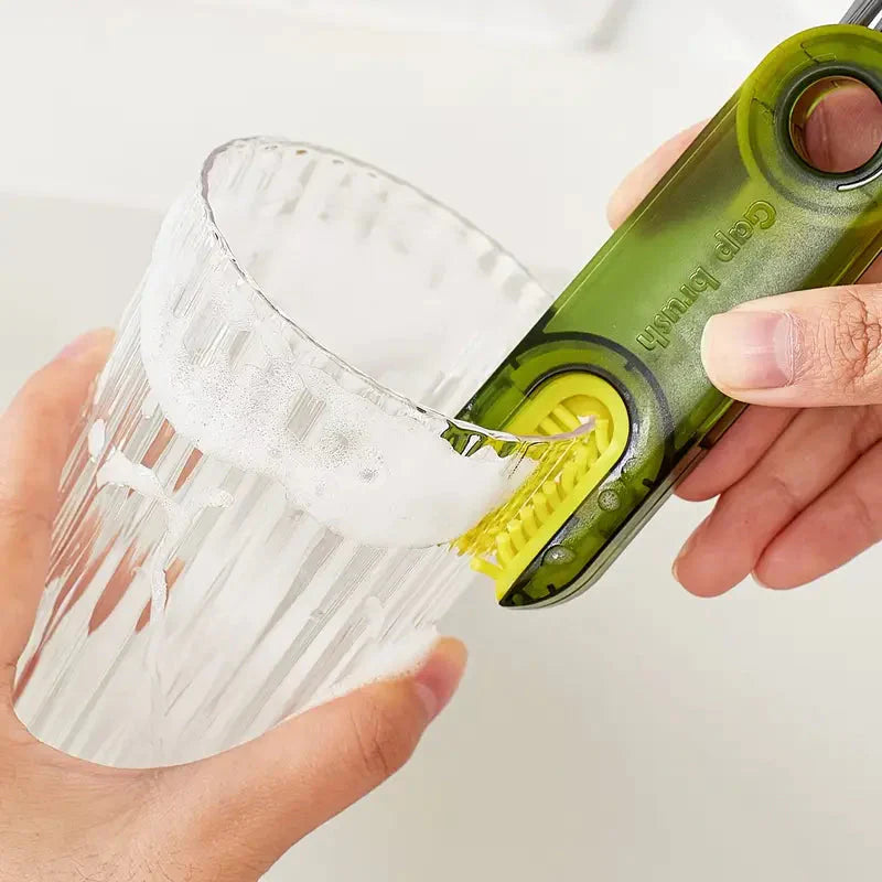 Frendorf | 3er-Pack: 3-in-1 Kleine Flasche Becher Deckel Detail Bürste