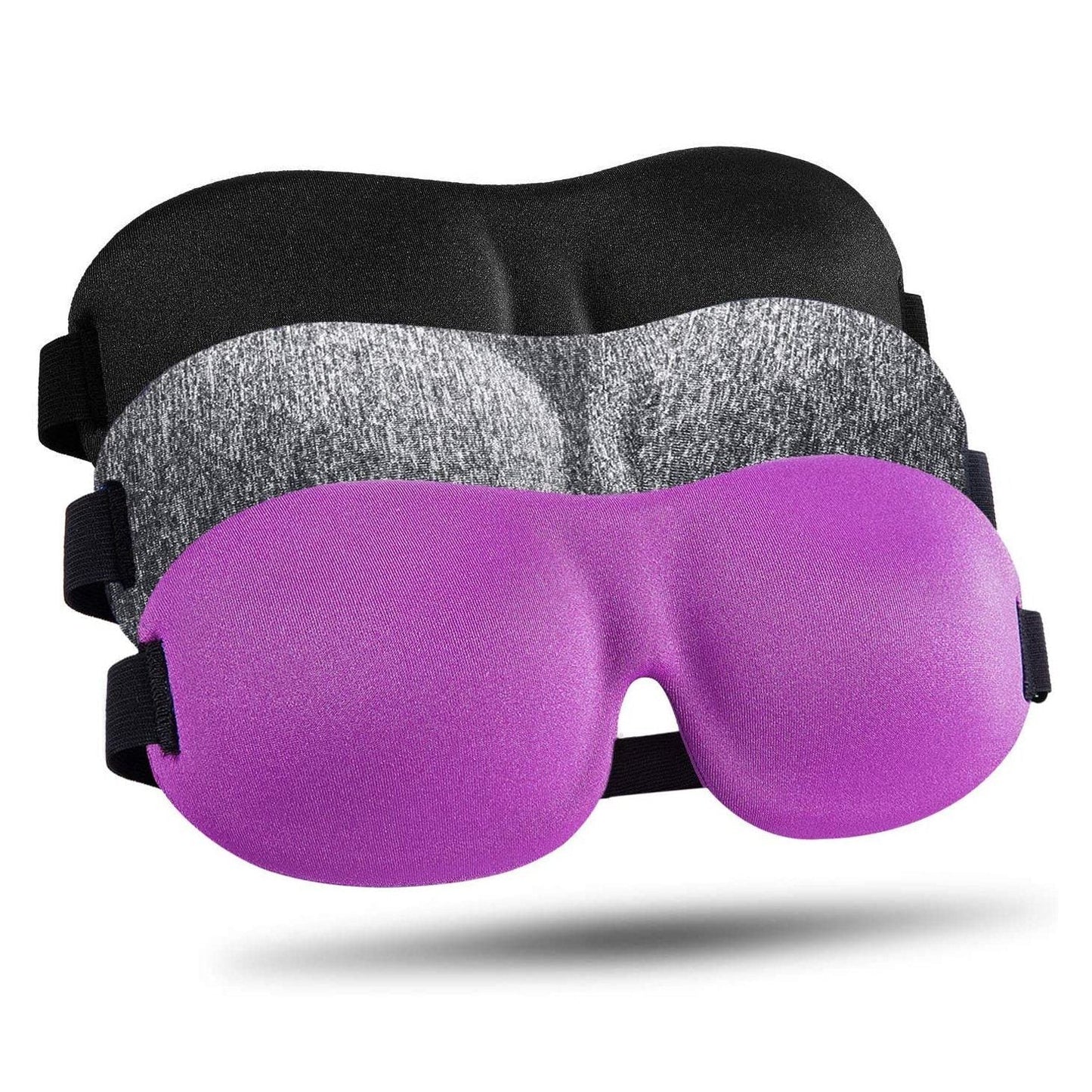 Frendorf | 3er-Pack: Schlafmaske mit verstellbarem Band