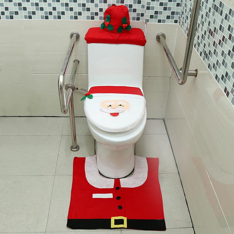 Frendorf | 3-Pack: Weihnachts-Fancy Weihnachts-Haus Badezimmer Deko Set