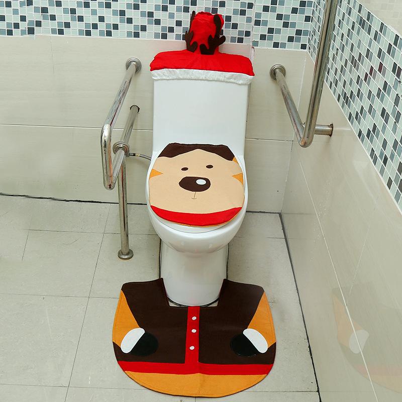 Frendorf | 3-Pack: Weihnachts-Fancy Weihnachts-Haus Badezimmer Deko Set
