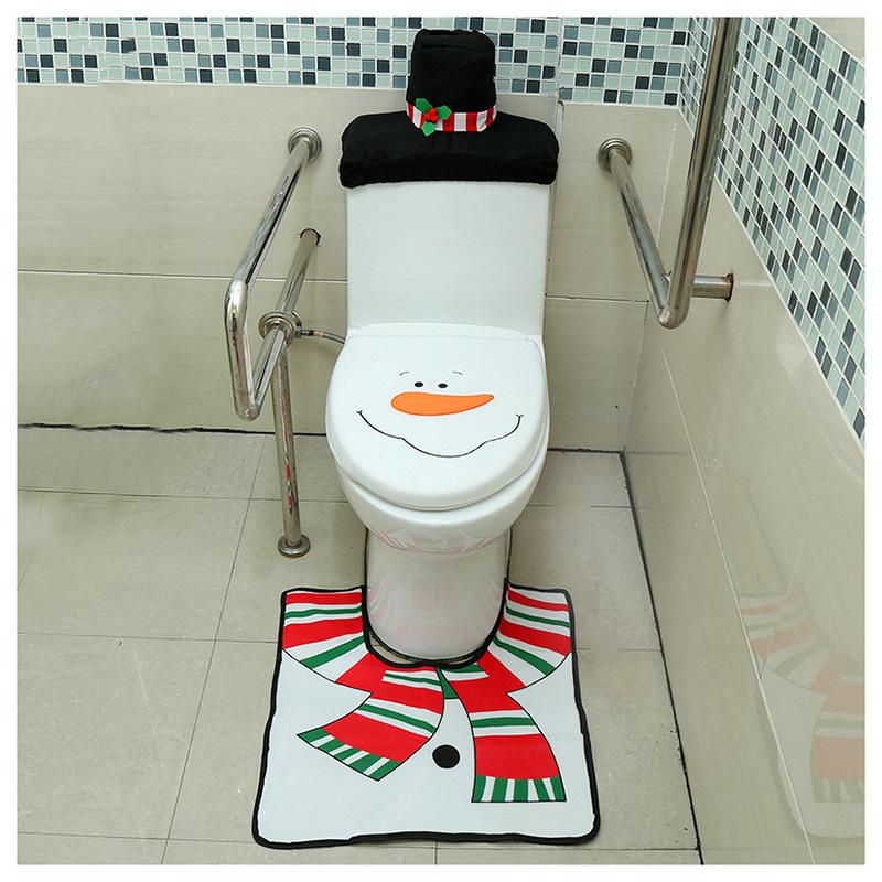 Frendorf | 3-Pack: Weihnachts-Fancy Weihnachts-Haus Badezimmer Deko Set