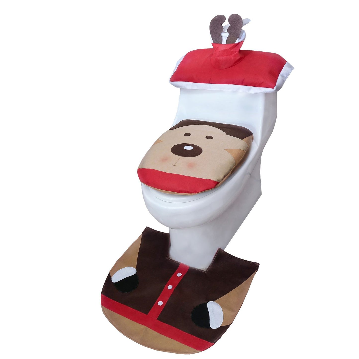 Frendorf | 3-Pack: Weihnachts-Fancy Weihnachts-Haus Badezimmer Deko Set