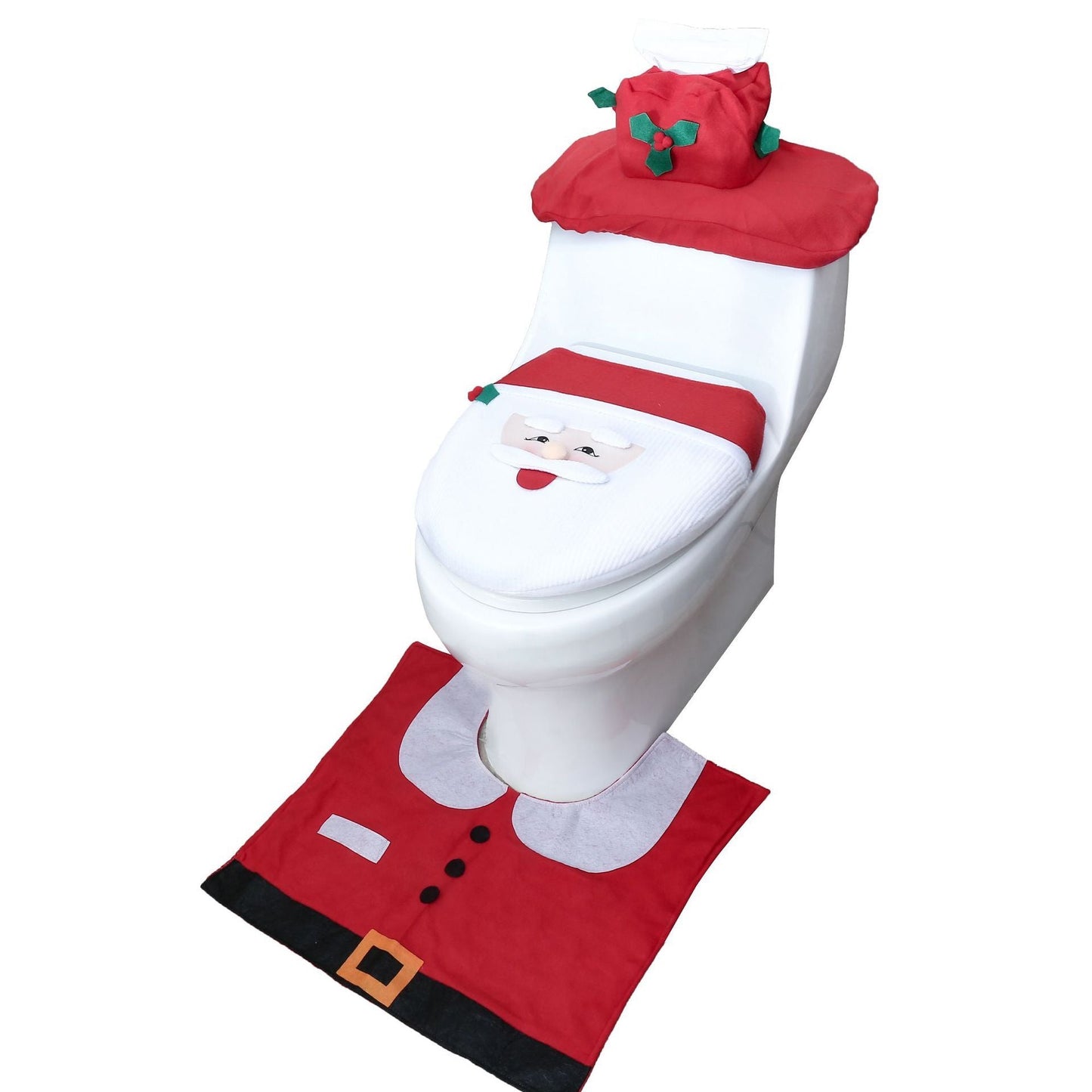 Frendorf | 3-Pack: Weihnachts-Fancy Weihnachts-Haus Badezimmer Deko Set
