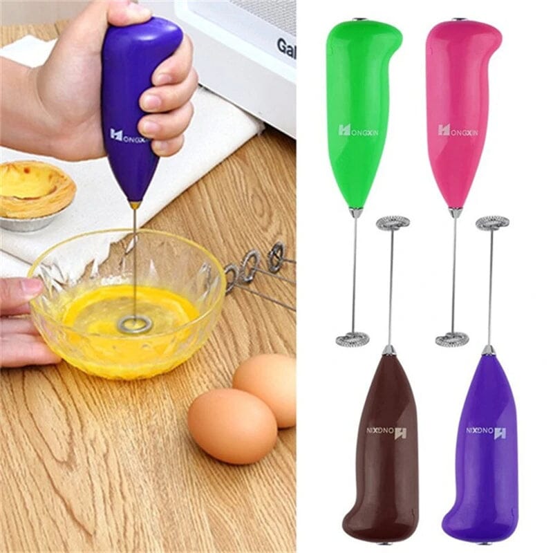 Frendorf | 3er-Pack: Elektrischer Milchschäumer Handrührer