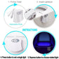 Frendorf | 3-Pack: Bewegungsmelder LED 8 Farben Toilettenrand Nachtlicht