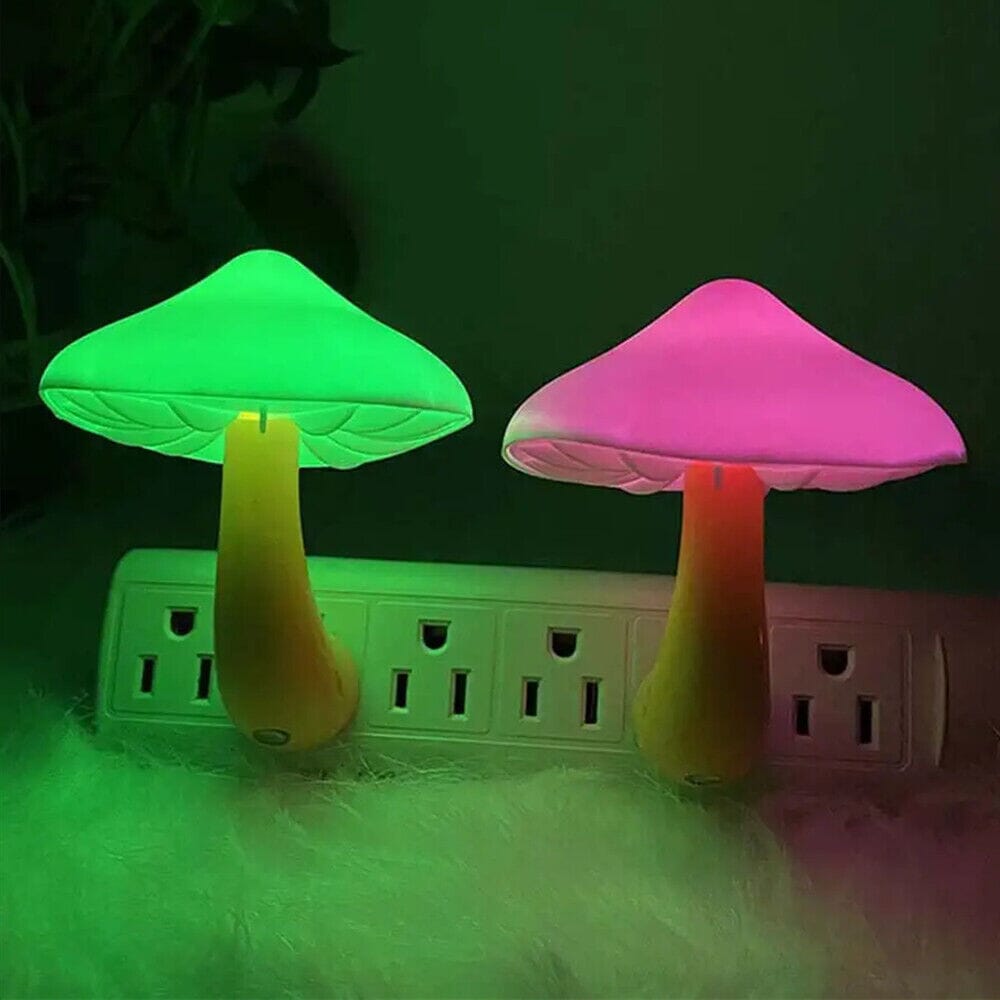 Frendorf | 3-Pack: Pilz Nachtlicht mit Dämmerungs- zu Tageslichtsensor