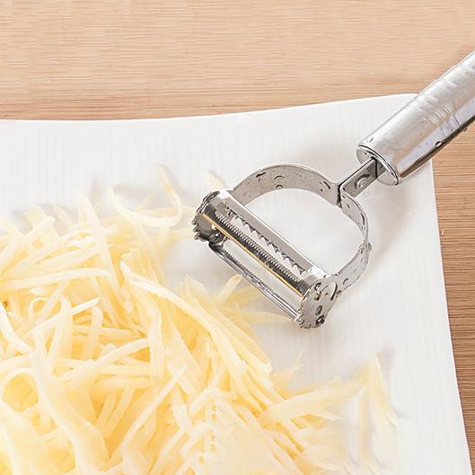 Frendorf | 3er-Pack: Edelstahl Kartoffel Gurken Karotten Reibe