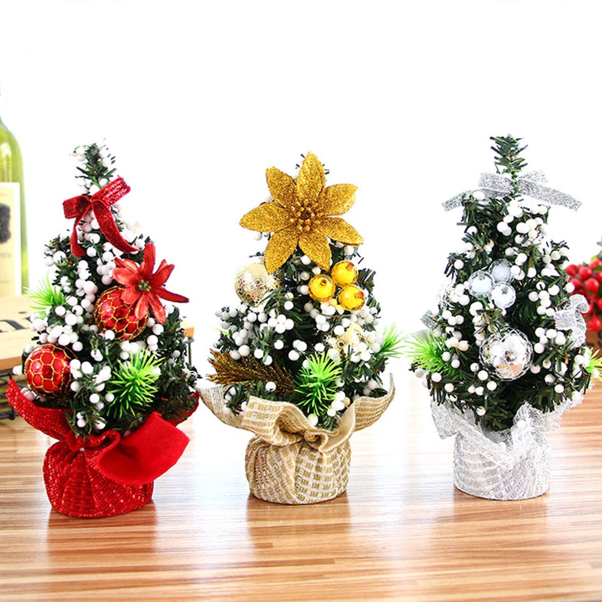 Frendorf | 3er-Pack: Tisch-Mini-Weihnachtsbaum
