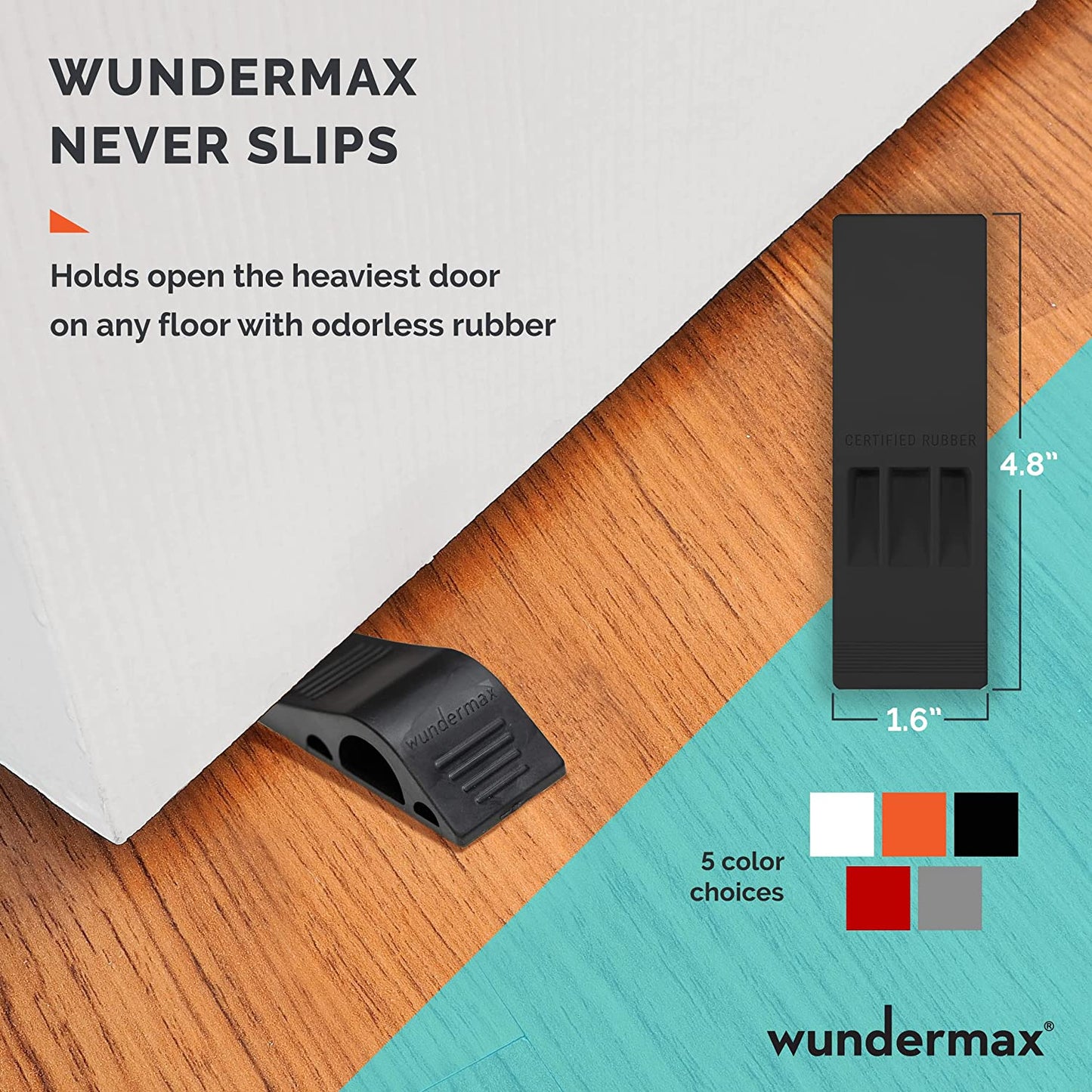 Frendorf | 3-Pack: Wundermax Gummi Sicherheits-Türstopper