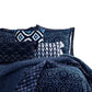 Frendorf | 3-teilige: Global Indigo Mudcloth Baumwoll Quilt Set