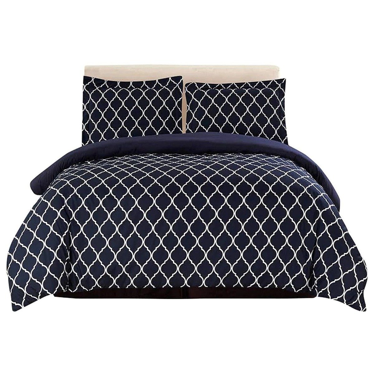 Frendorf | 3-teilig: Lux Decor Kollektion Bettbezug Set - Verschiedene Stile