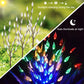 Frendorf | 3-teilige Set: 60 LED Solar Gartenlichter Baumzweig Blattform Lampe