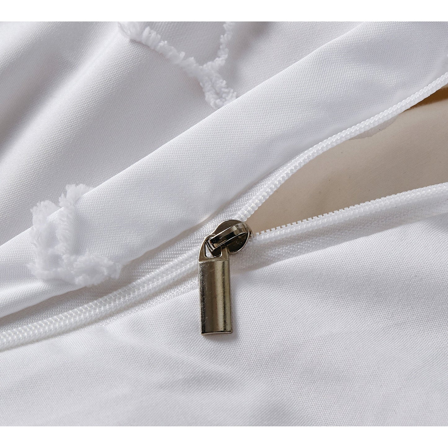Frendorf | 3-Teiliges Set: Bibb Home Tufted Clipped Bettbezug