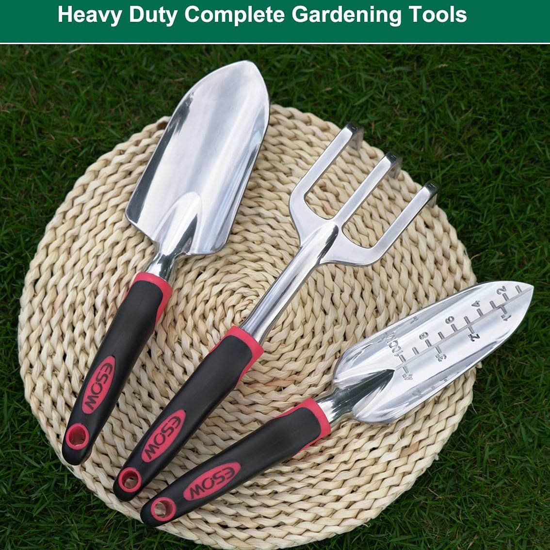 Frendorf | 3-teilige Set: Guss-Aluminium Schwerlast Garten-Kit