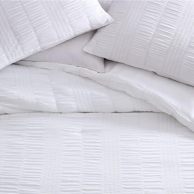 Frendorf | 3-teiliges Set: Elm Stripe Seersucker Bettwäsche-Kollektion