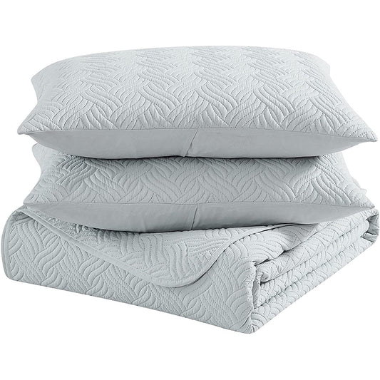 Frendorf | 3-teilige Set: Geprägtes Steppbett-Set