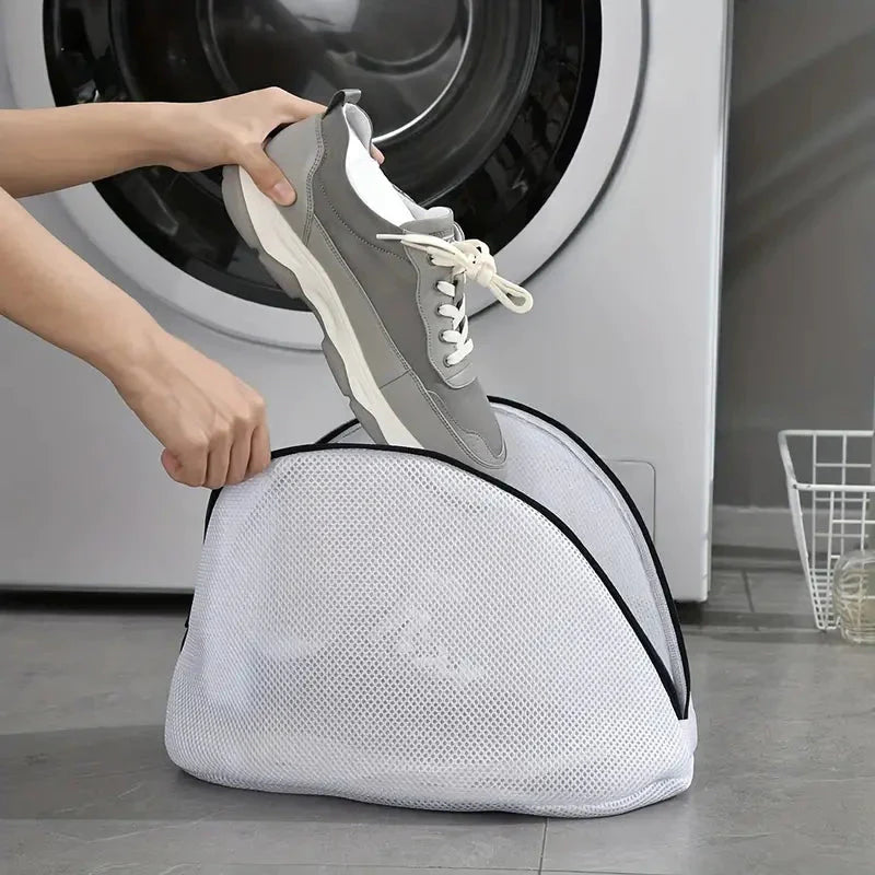 Frendorf | 3-teiliges Set: Mesh-Schuh-Wäschsäcke mit Reißverschluss