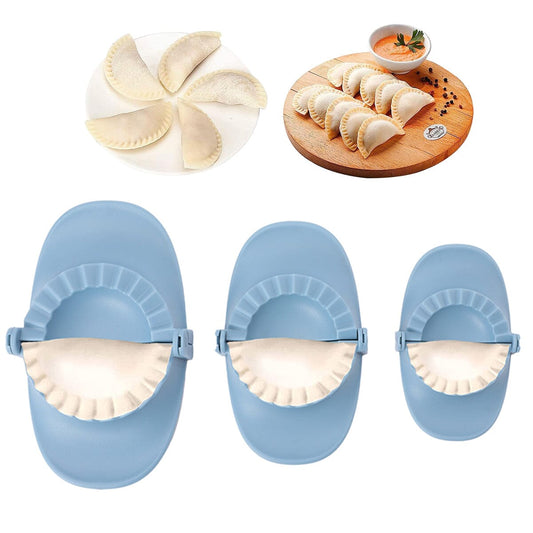 Frendorf | 3-teilige Set: Perfekte Teigtaschen Ravioli Empanadas Kuchen Teigmacher Form Teig Presse