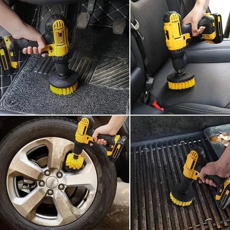 Frendorf | 3-teilige Set: Power Scrubber Waschreinigungsbürsten Werkzeugset