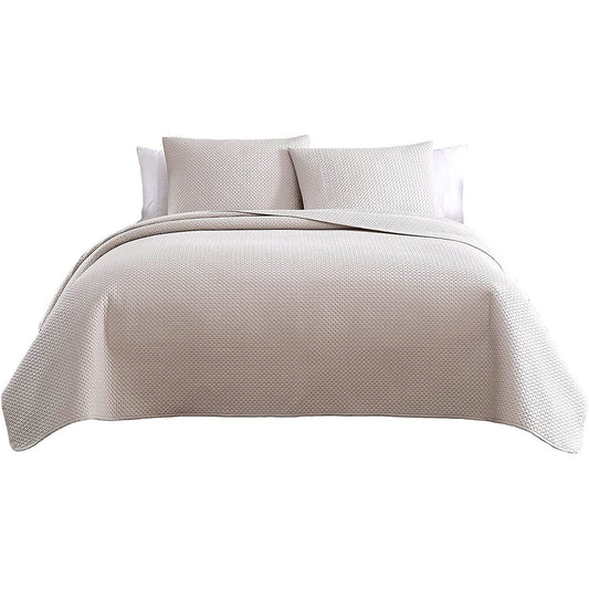 Frendorf | 3-teilig: The Nesting Company Aspen Bettwäsche-Kollektion Präge Bettbezug Tagesdecke Set