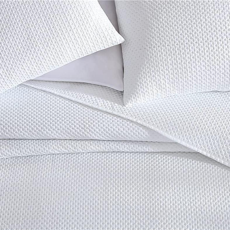 Frendorf | 3-teilig: The Nesting Company Aspen Bettwäsche-Kollektion Präge Bettbezug Tagesdecke Set