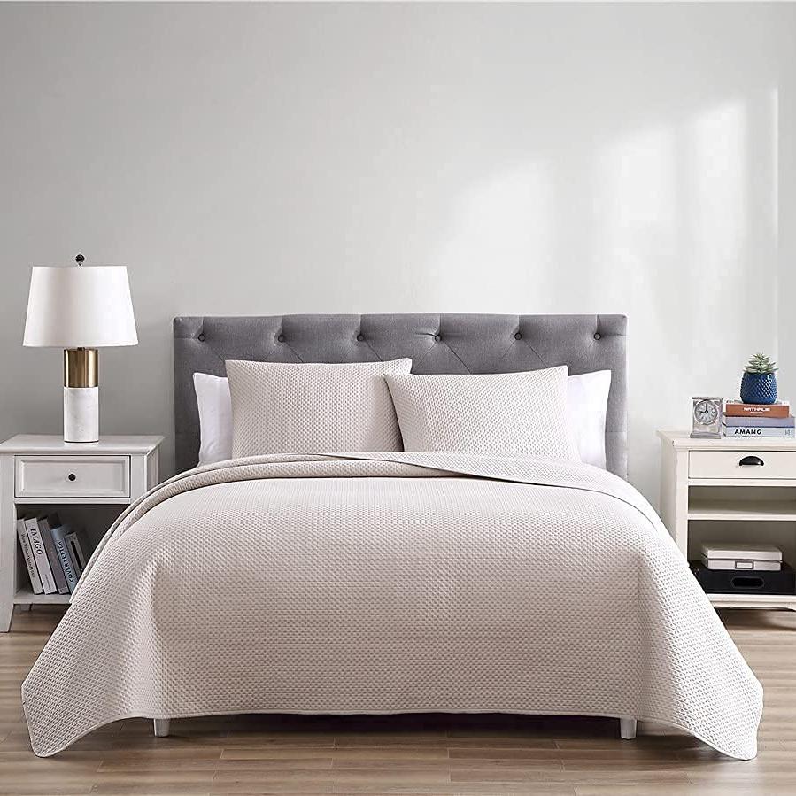 Frendorf | 3-teilig: The Nesting Company Aspen Bettwäsche-Kollektion Präge Bettbezug Tagesdecke Set