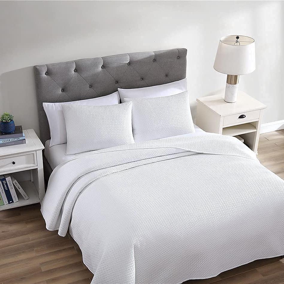 Frendorf | 3-teilig: The Nesting Company Aspen Bettwäsche-Kollektion Präge Bettbezug Tagesdecke Set