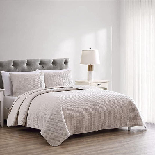 Frendorf | 3-teilig: The Nesting Company Aspen Bettwäsche-Kollektion Präge Bettbezug Tagesdecke Set