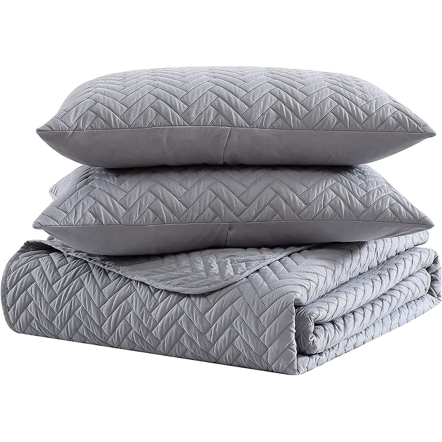 Frendorf | 3-Teilig: Die Nesting Company Birken-Bettwäsche-Kollektion Präge-Bettüberwurf-Set